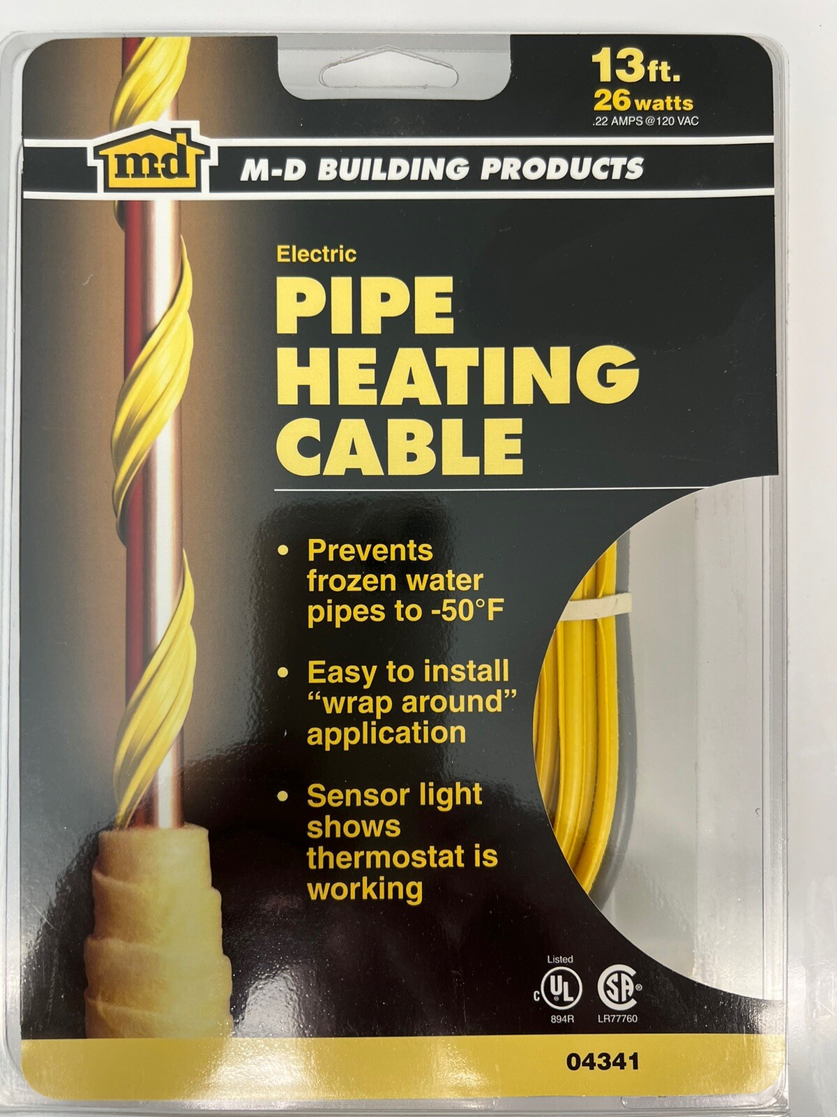 M-D Building Products Pipe Heating Electric Cable VARIOUS SIZES & Fast Free Ship