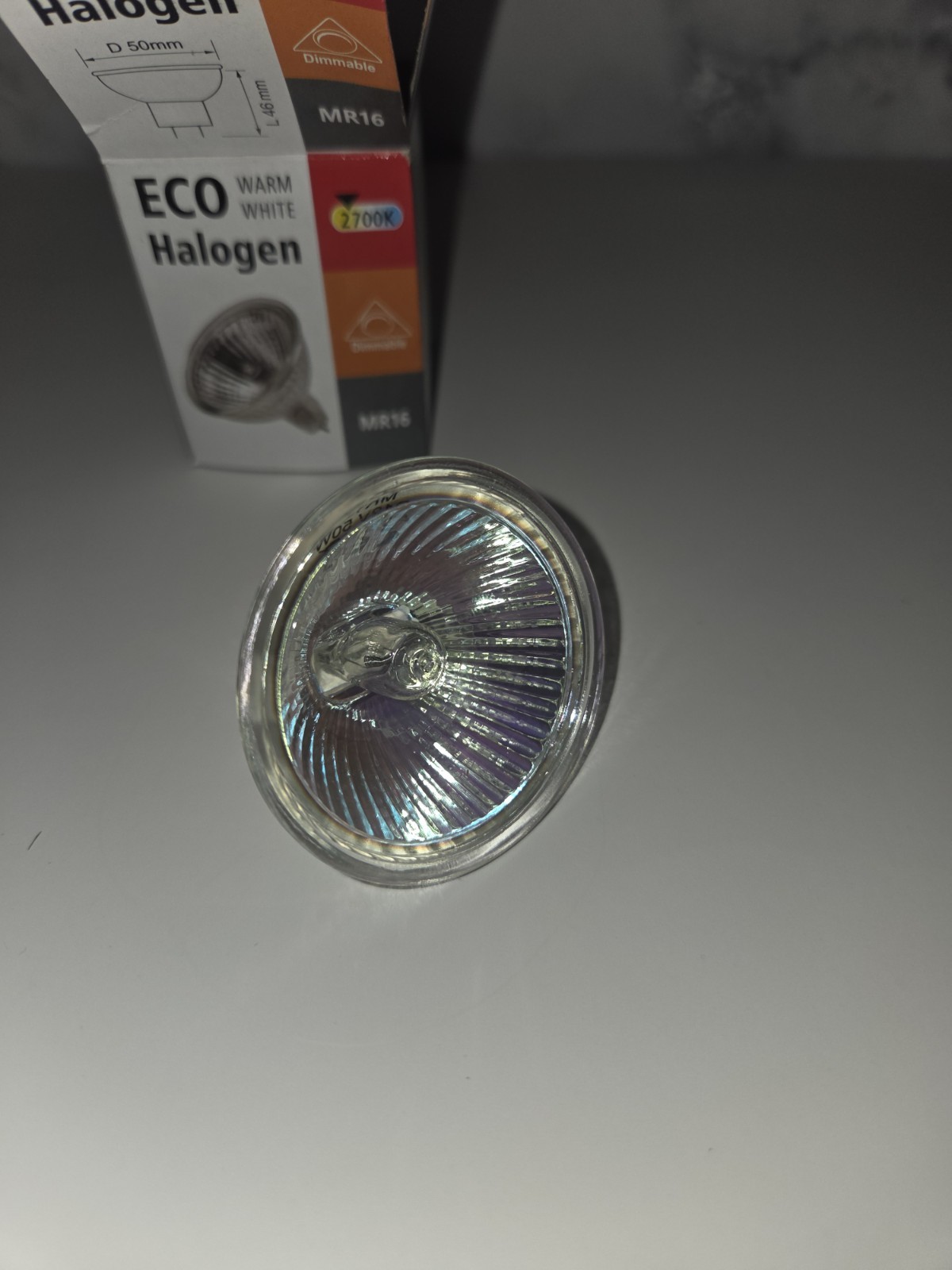 Eco Halogen MR16 Dimmable Spot Light Bulb 2700K Lamp Lot Of 6 Bulbs