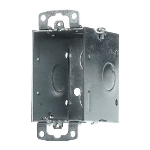 Steel City CDOW, 2″ x 2-1/2″ x 3″, 6-KO, 1-Gang, Steel, Gangable Switch Box, 1pc