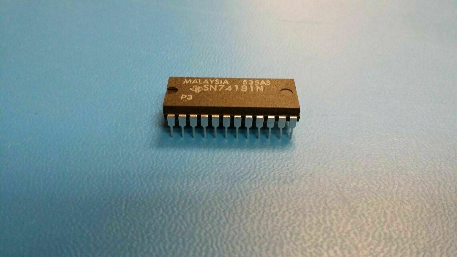 (2 PCS) SN74181N TI,SIGNETICS 4-BIT ARITHMETIC LOGIC UNIT, PDIP24