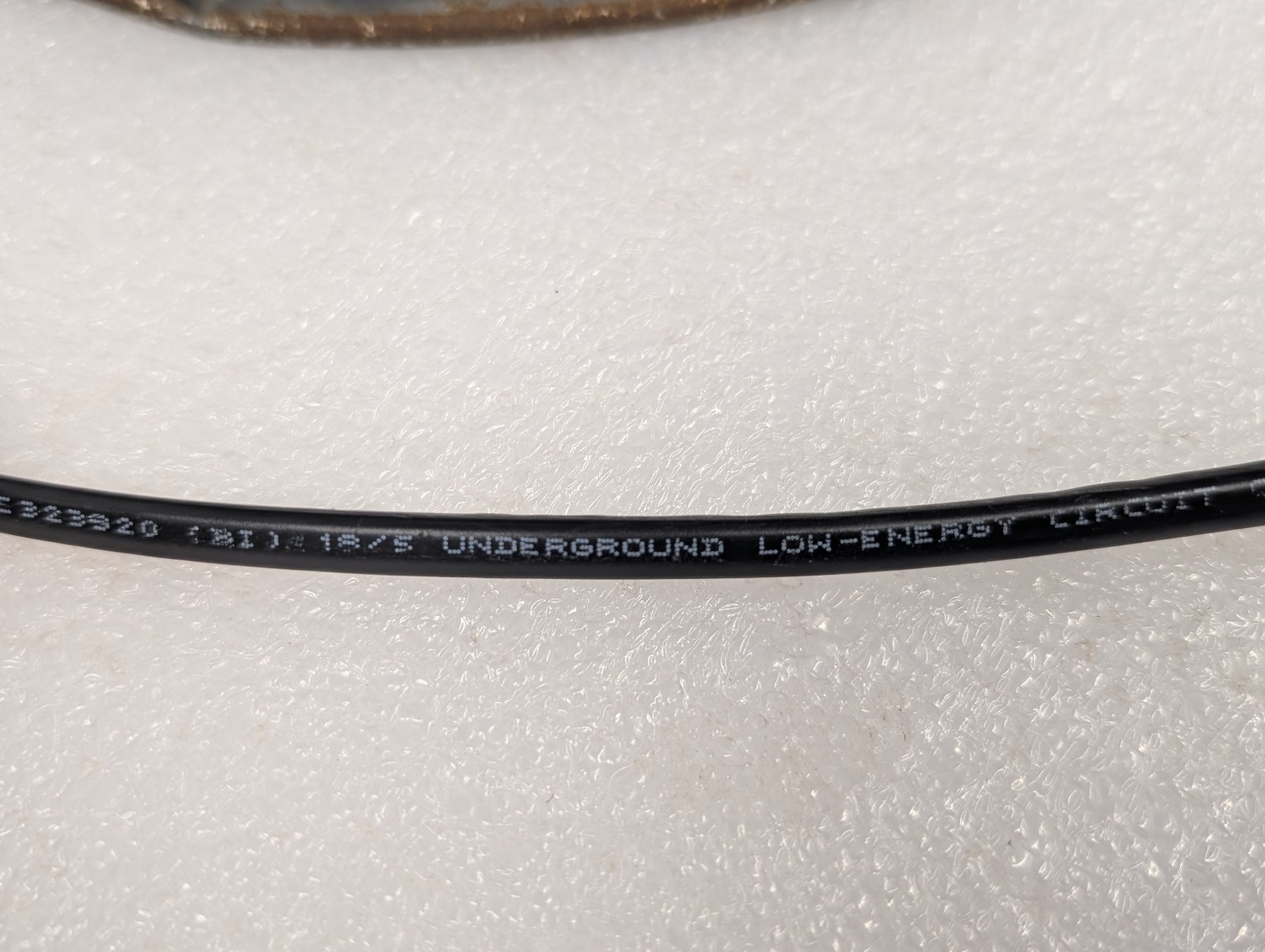 500 Ft. 18/5 Black Solid Copper Direct Burial Sprinkler Wire, Southwire 49275145