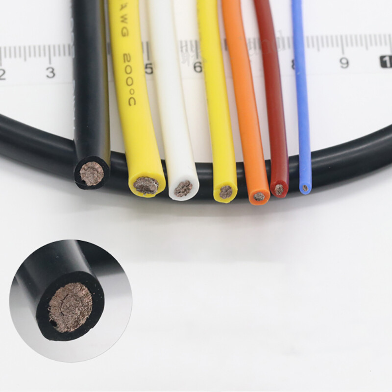UL 2-30 AWG Silicone Wire Ultra Flexible Tinned Copper high temp 200 deg C 600V