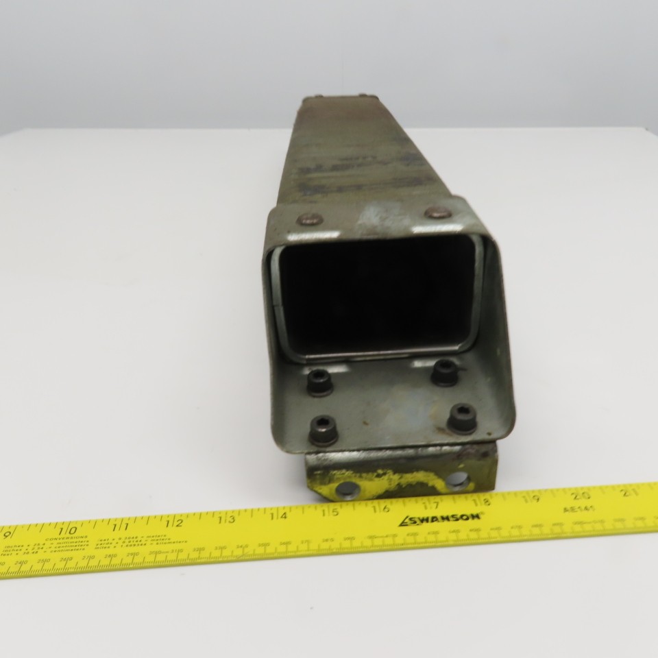 4-1/8″ x 2-3/4″ Steel Flexible Wireway Cable Carrier W/ Anchors 34-1/4″ OAL