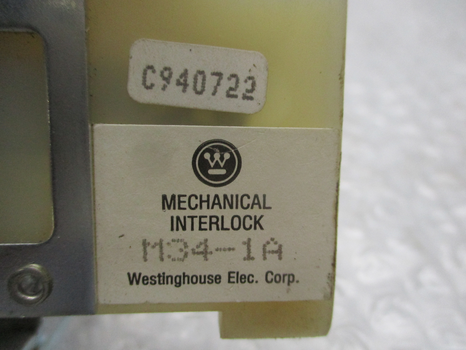 WESTINGHOUSE M34-1A INTERLOCK UNMP