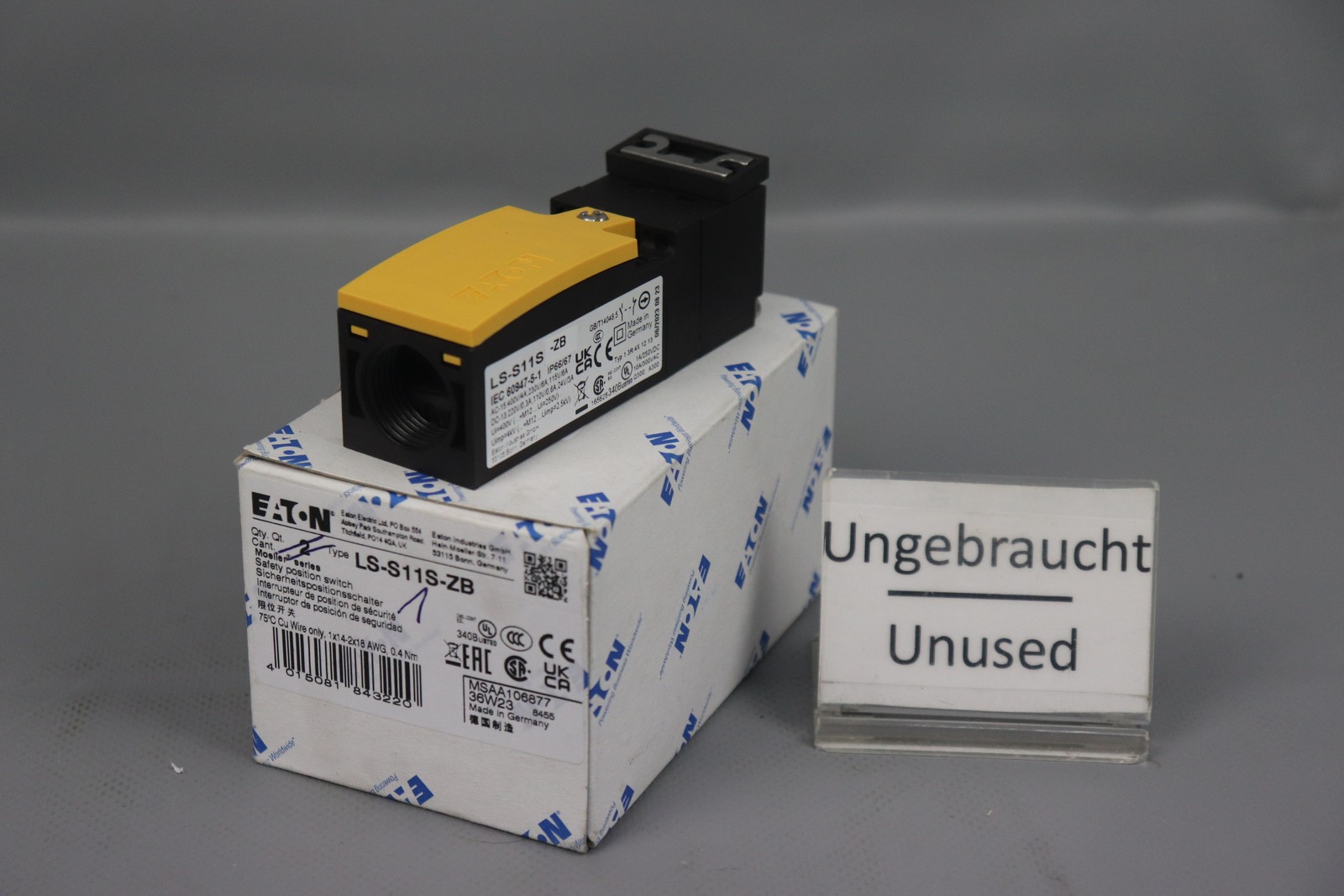 Eaton LS-S11-S-ZB Safety Position Switch 106877 Unused