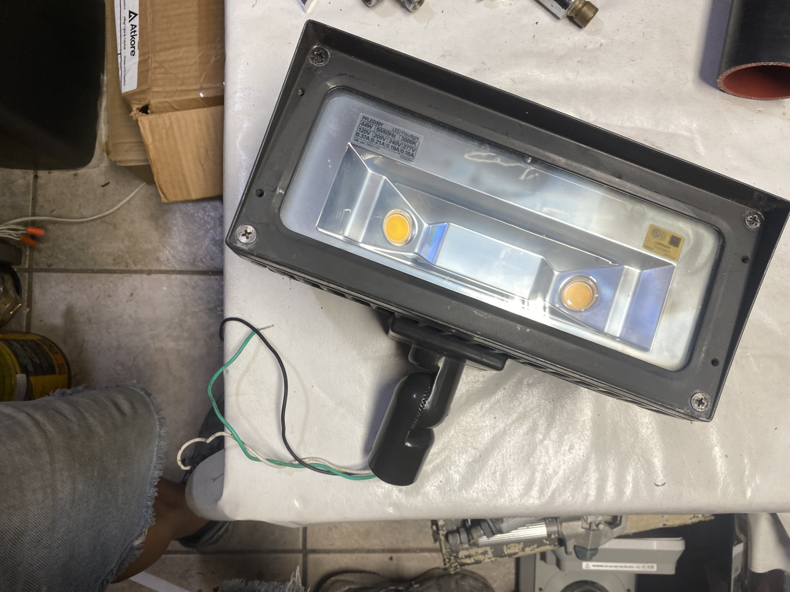 RAB LIGHTING FFLED39Y LED Floodlight 44W 120V (4 PARTS) #3