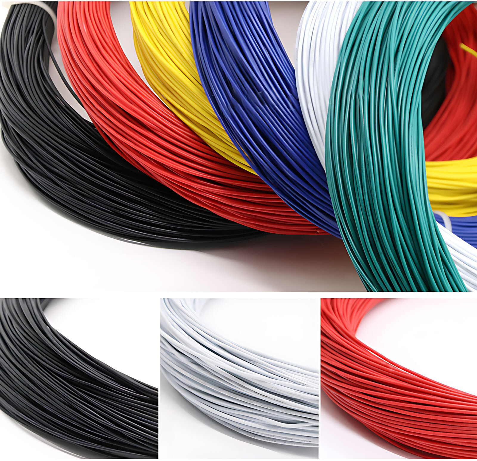 16~30AWG UL1007 Electrical PVC Cable Equipment Wire AWM Copper Tinned 80°C 300V