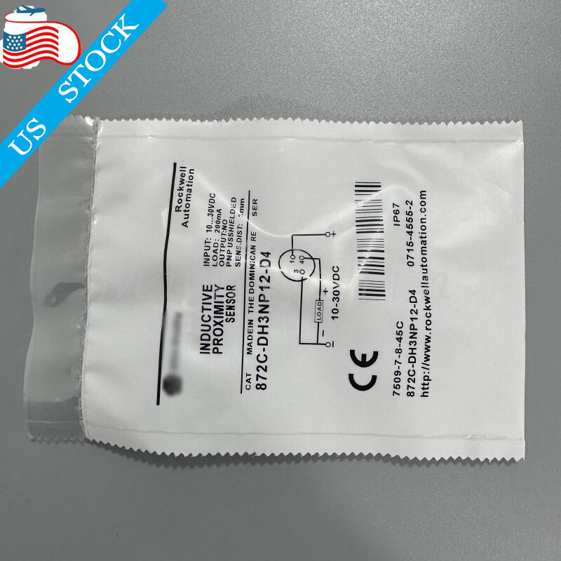 New For Allen-Bradley 872C-DH3NP12-D4 Proximity Switch Sensor 10-30VDC 200mA 3mm