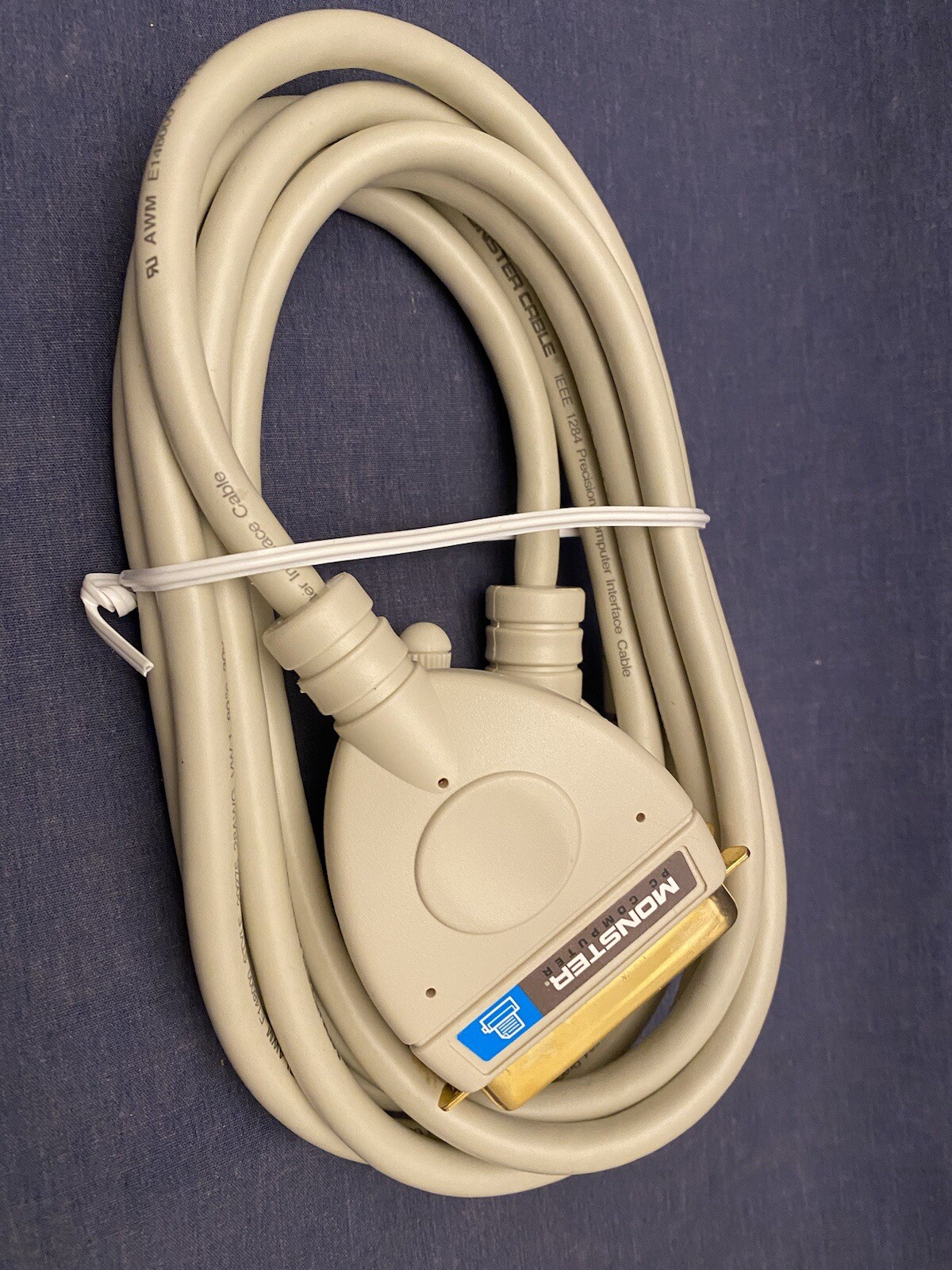 New Monster Cable PC Computer Interface Cable AWM E148000 IEEE 1284 20276 30v
