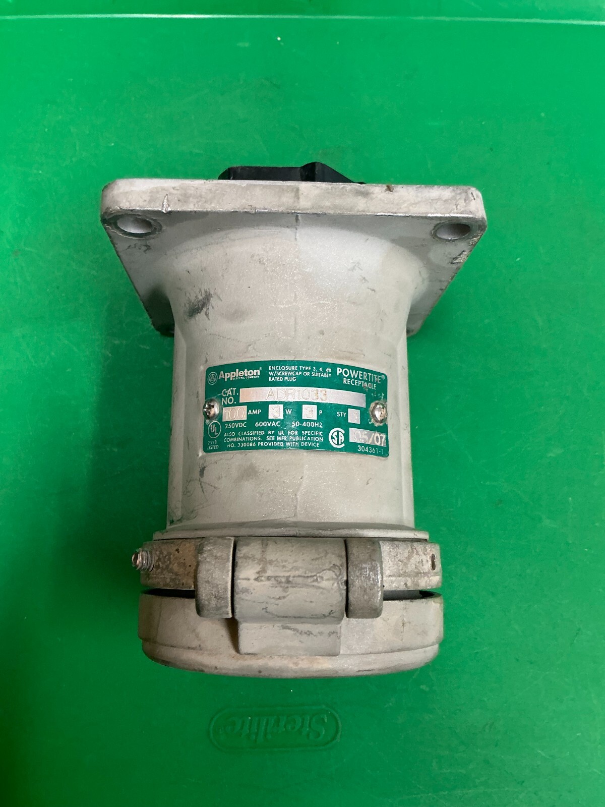 *FREE SHIPPING* APPLETON ADR1033 100AMP POWERTITE 3W 3P 250VDC 600VAC
