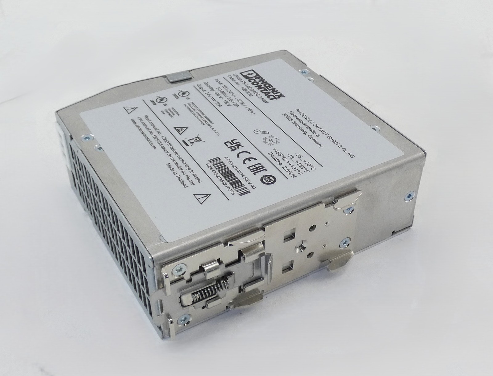 Phoenix Contact 1096432 UNO2-PS/1AC/24DC/240W Power Supply 24VDC 240W 50/60Hz…