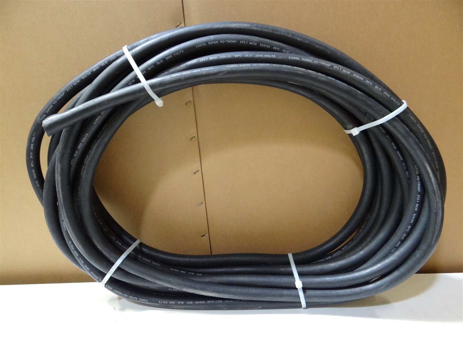 79ft Carol Super Vu-Tron 373.7MCM 90°C DLO 2000 Volts Diesel Locomotive Cable