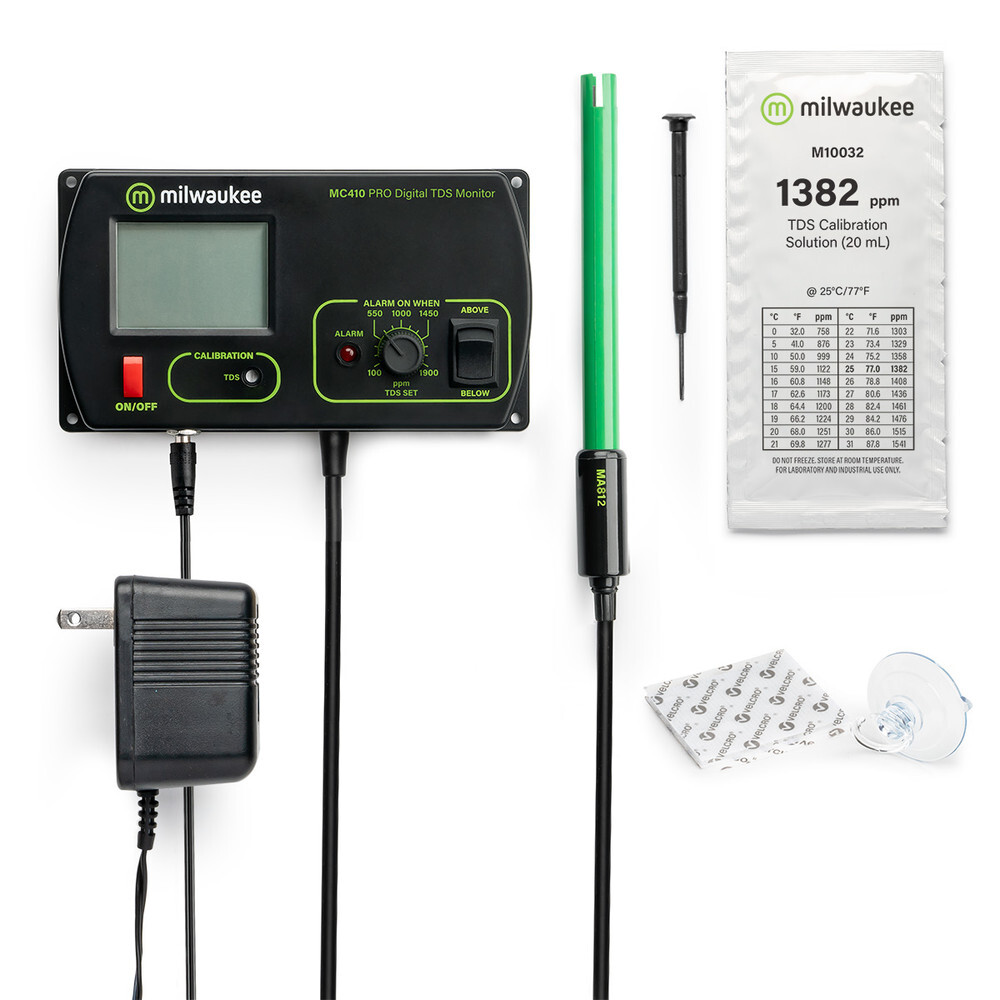 Milwaukee MC410 PRO Total Dissolved solids (TDS) Monitor for USA 110V,