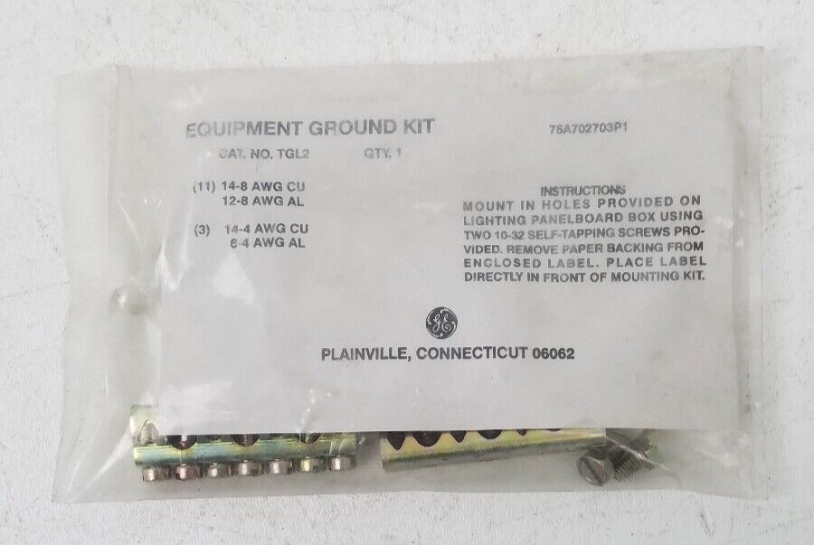 TGL2 GE Equipment Ground Kit (Lot of 4) *Next Day Option*