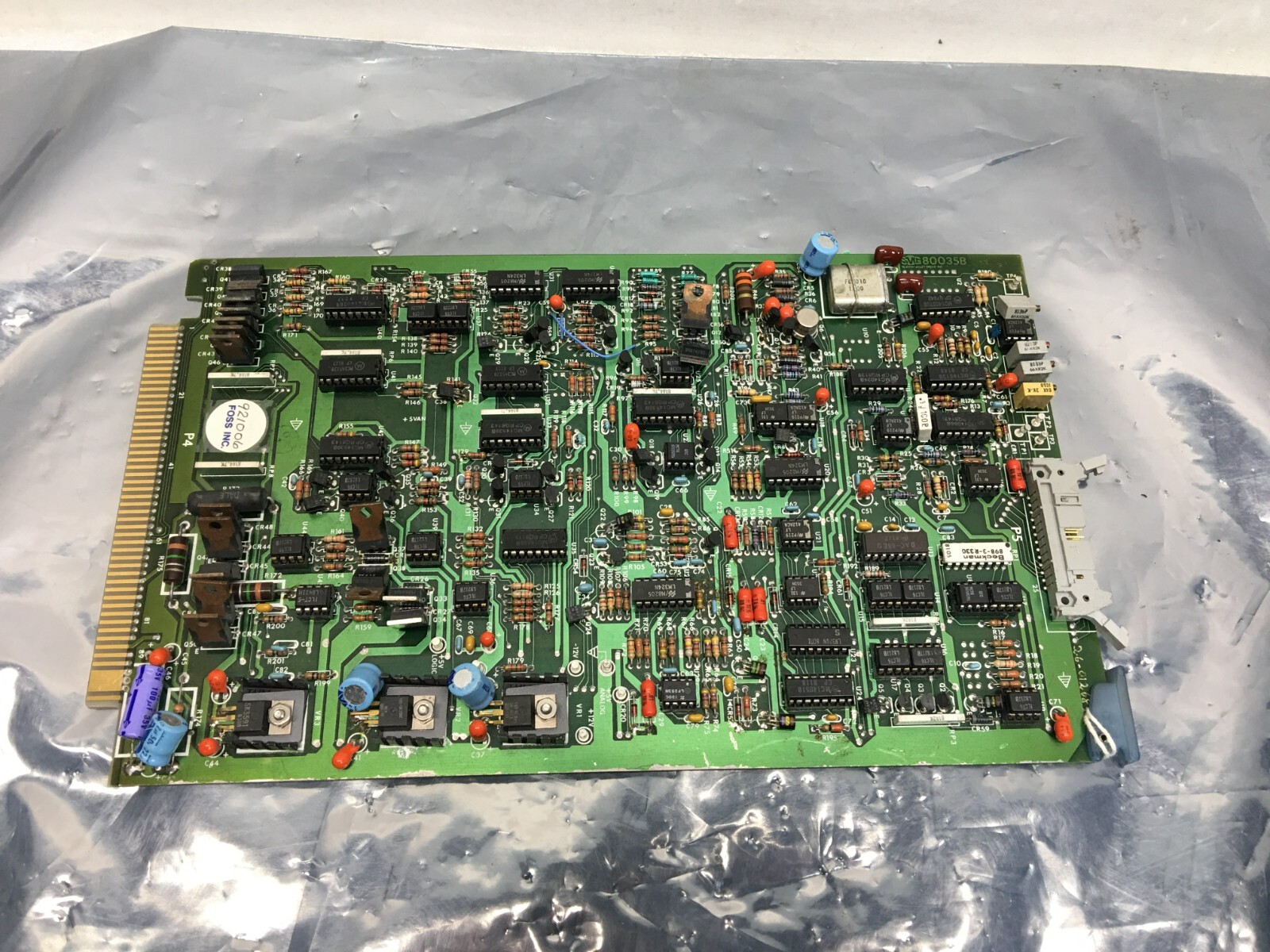 SILICON VALLEY GROUP SVG 80035B SVG80035B BOARD Silicon Wafer Scrubber, 114610