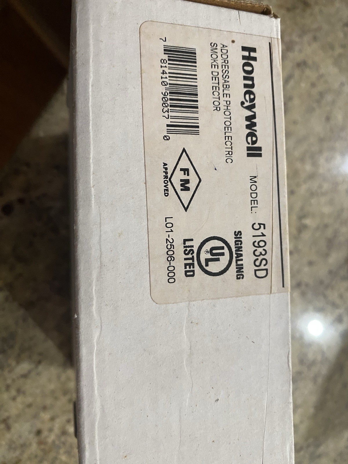 honeywell smoke detector