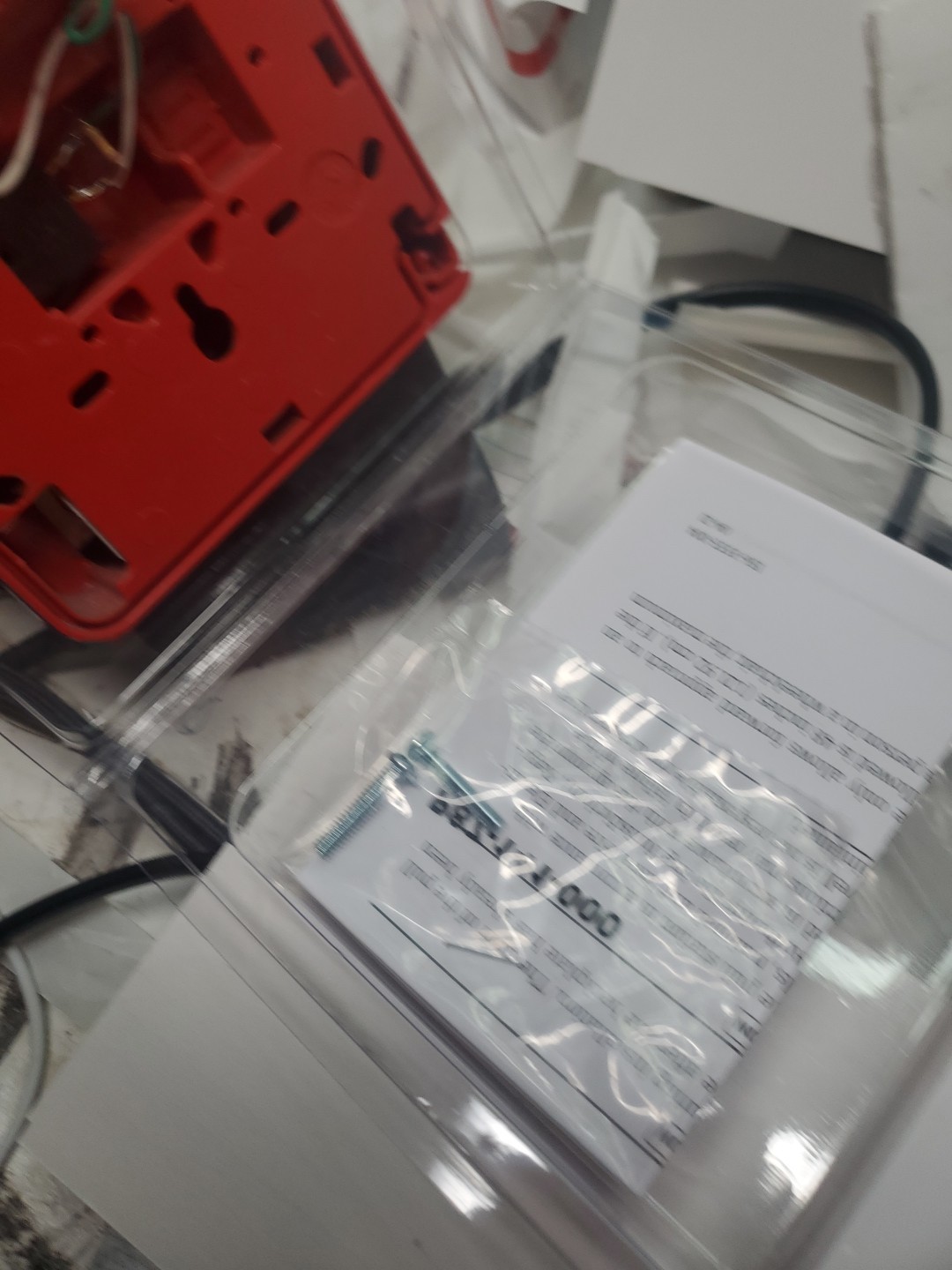 Used Honeywell Gamewell Red Dual Action Fire Alarm Pull Station No Key