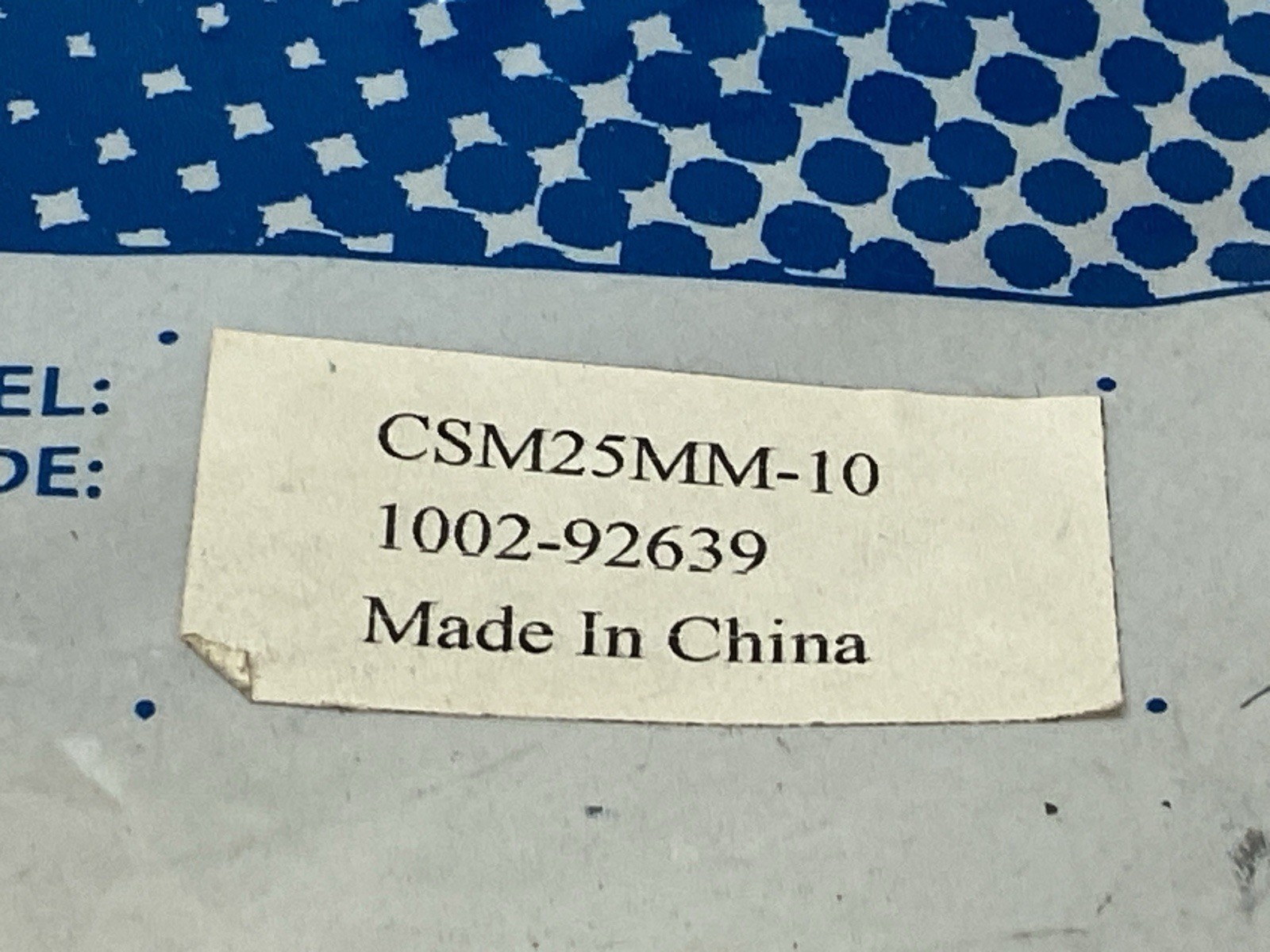 L-Com CSM25MM-10 Economy Molded D-Sub Cable, DB25 Male / Male, 10.0 ft