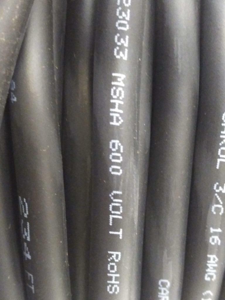 CAROL 02765.15T.01 16/3 SOOW Black -40°C to +90°C 250ft Portable Cord