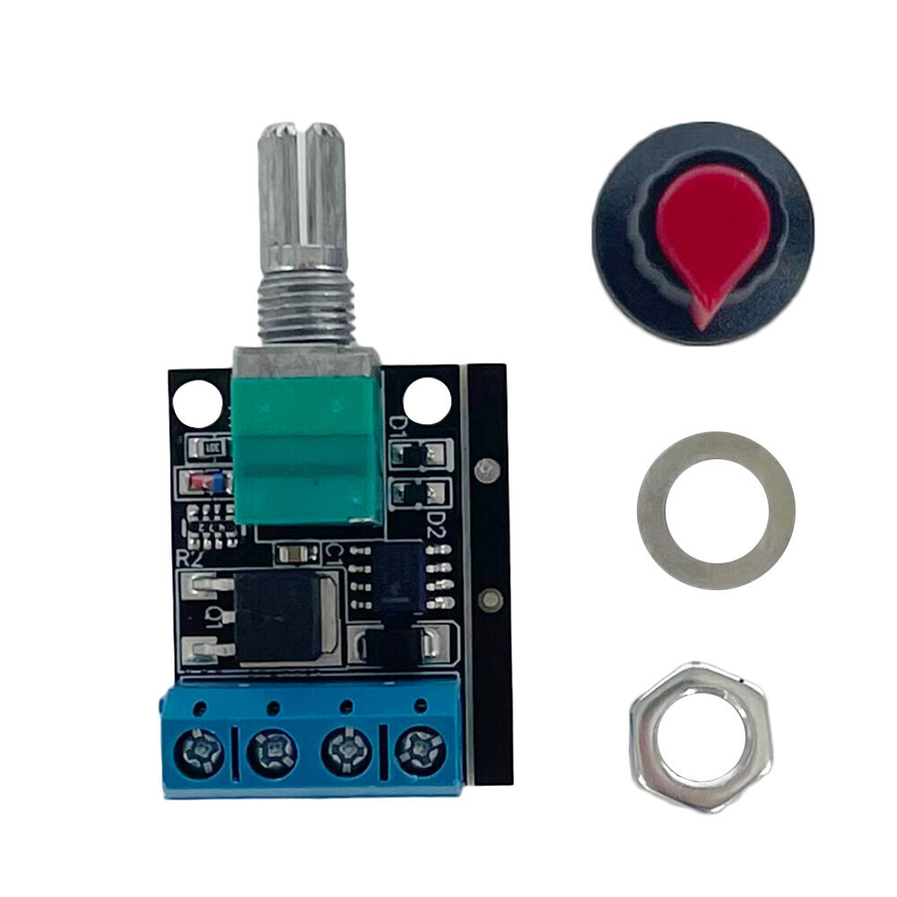 5PCS Voltage Regulator PWM DC Motor Speed Controller 5V 12V 10A LED Dimmer