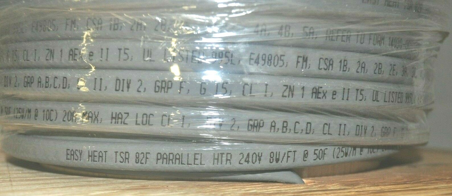 Emerson Easy Heat Wire Cable TSR 82F Parallel HTR 240V 8W/FT 382 FT Roll