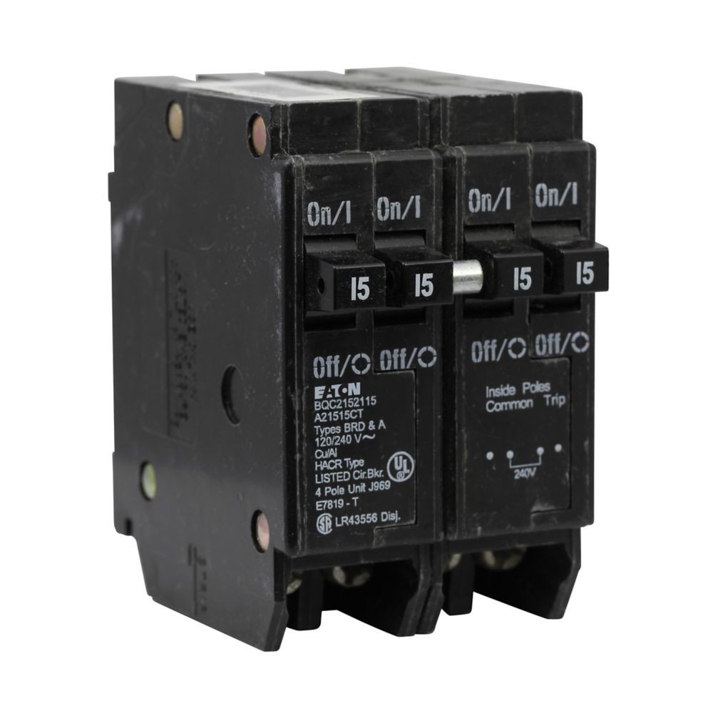 Eaton BQC2302120 Thermal Mag Circuit Breaker, 20A, 30A, 10kAIC, 120/240V