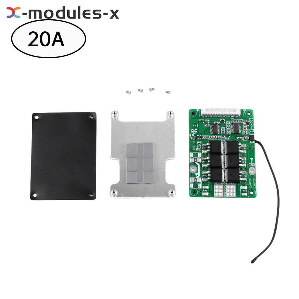 13S 48V 20A 30A Same Port Battery Protection Board for 18650 Li-ion Battery