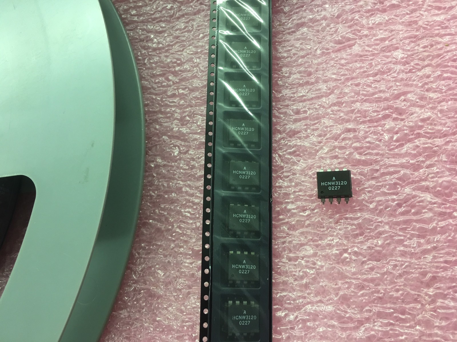 (10 PIECE LOT) HCNW3120#500, HCNW3120 OPTOISO 5KV GATE DRIVER 8PIN GULL WING SMD
