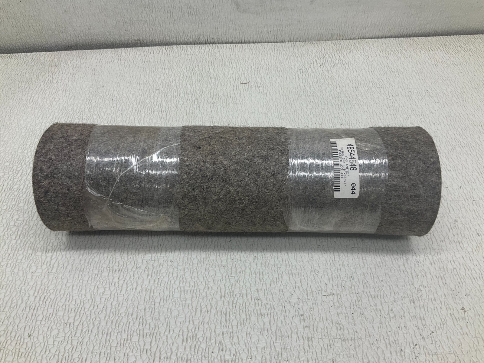 Grainger 48544548 F3 HRD Gray 1/8″ X 60″ X 1″ Pressed Wool Felt Sheet New (TSC)