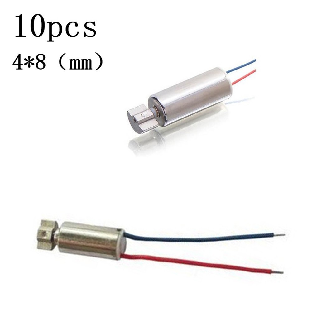 10pcs DC 1.5V-3V/8000RPM Vibration Motor Vibration Coreless Cup Brush Motor