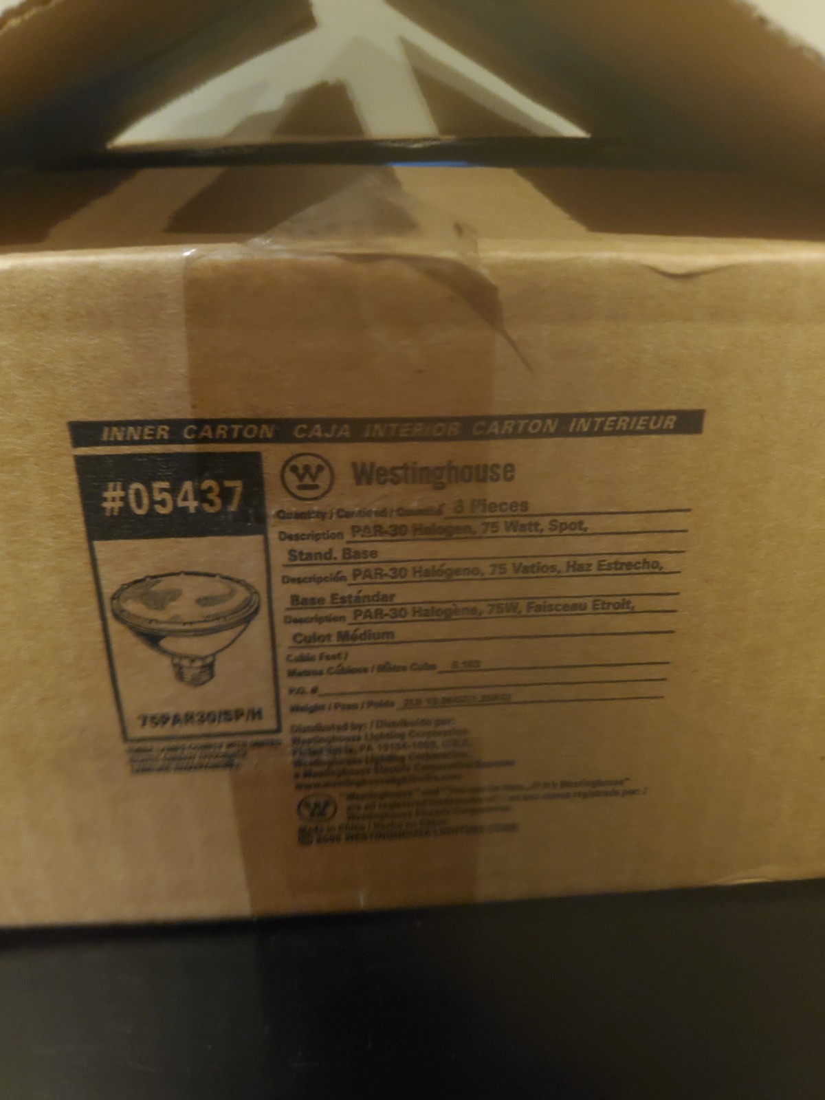 Westinghouse 75 watt Par30 short neck spot(8.5*) halogen