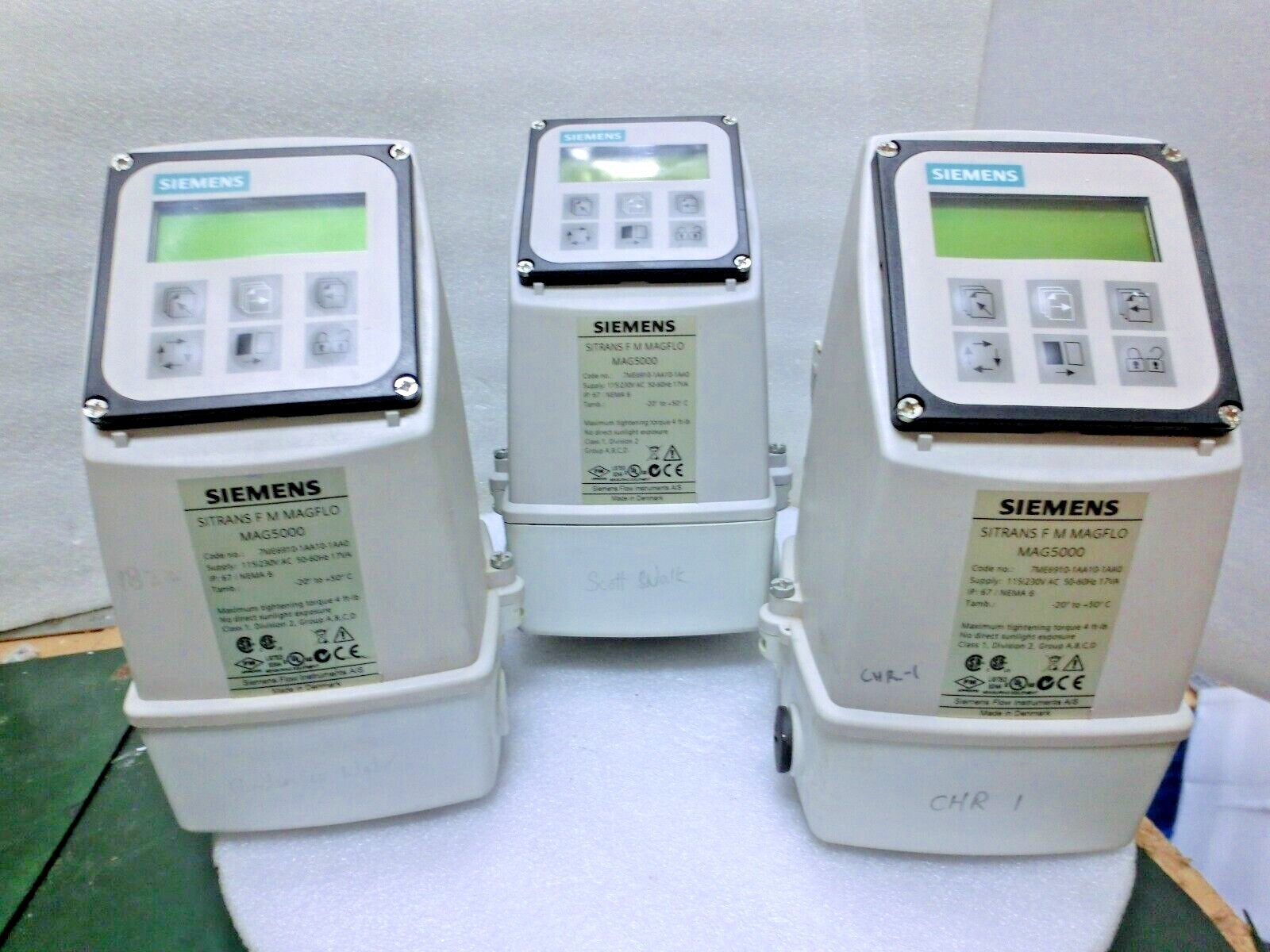 Siemens Sitrans F M MAGFLO MAG500, 7ME6910-1AA10-1AA0,Used,Denmark&96116