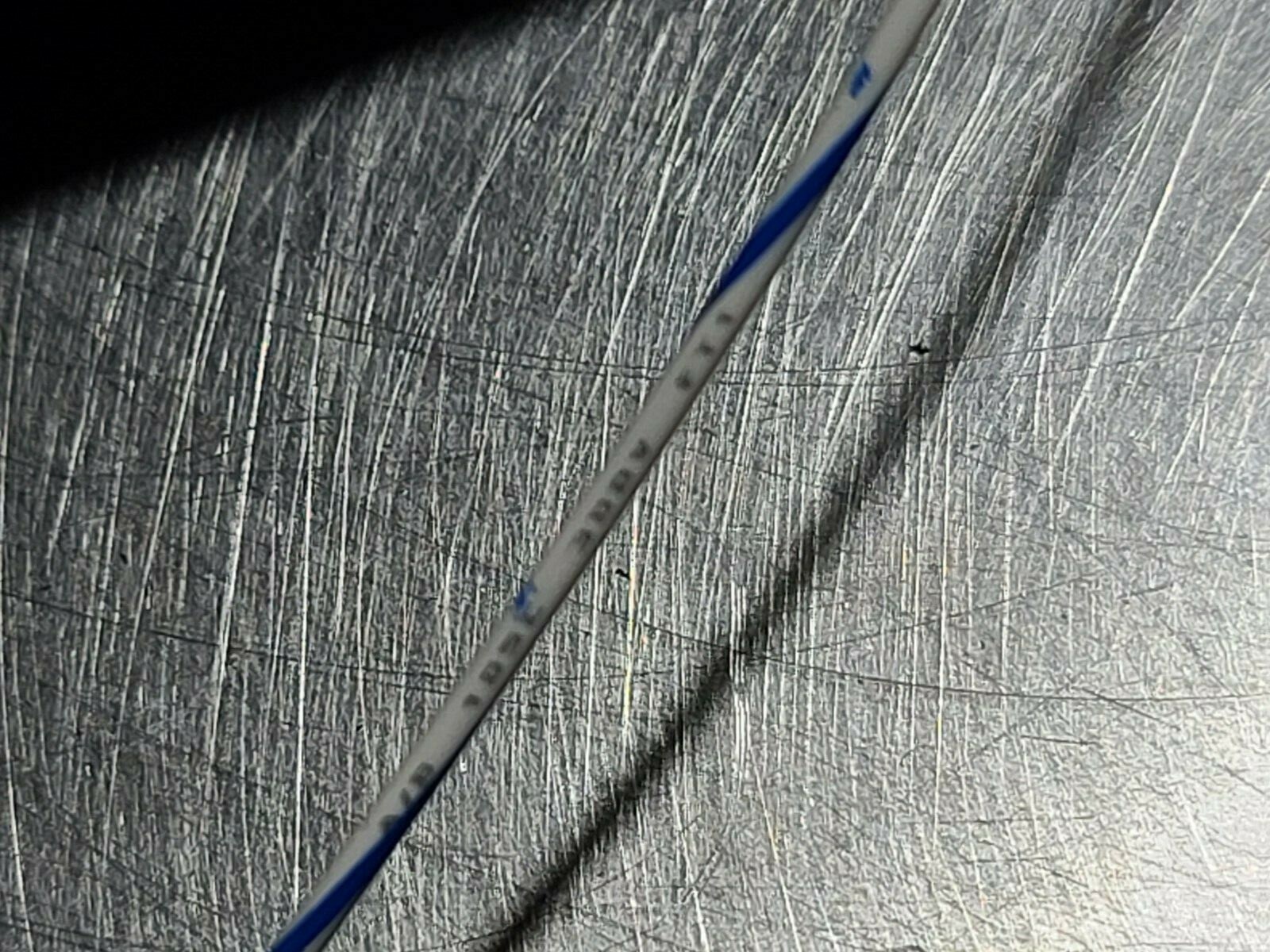 Southwire #20awg 10x30T UL-1007/1569 Hook-Up Wire White w/ Blue Spiral /100ft