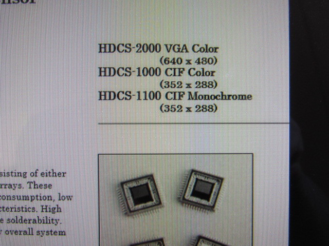 HDCS-2000 Agilent 640 X 480 Color PIXEL CMOS Image Sensor 44pin QFP NOS Qty: 2pc
