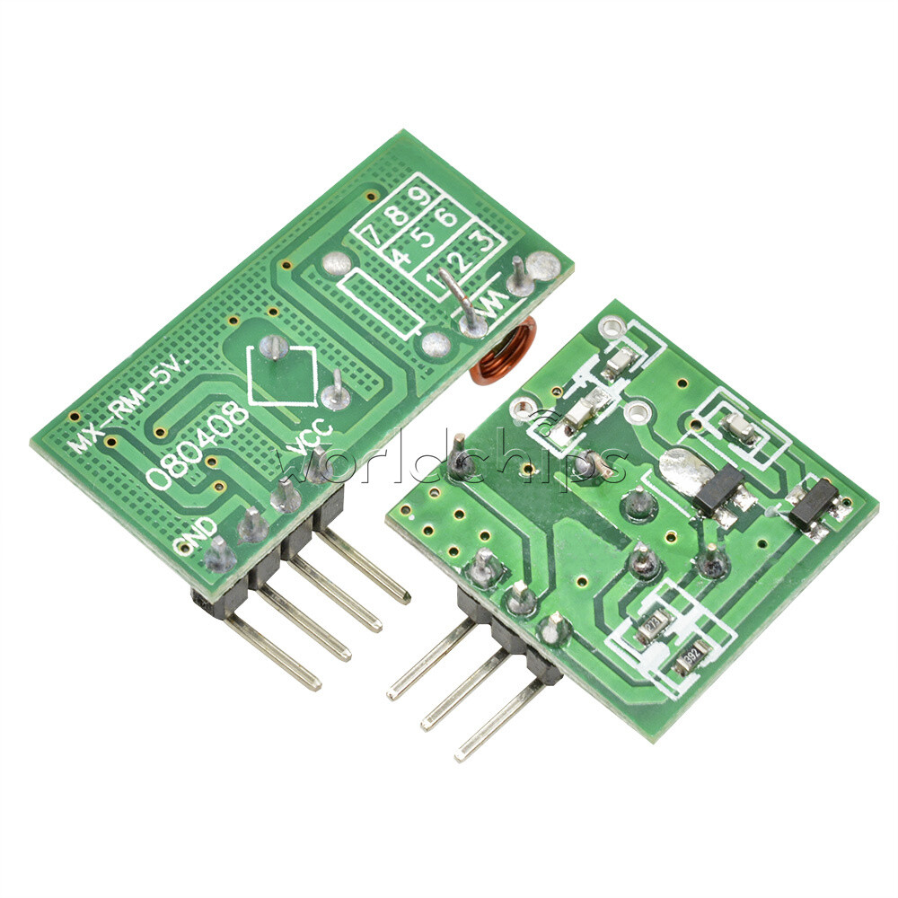 10PCS 315Mhz RF transmitter and receiver kit Module for Arduino ARM Raspberry Pi