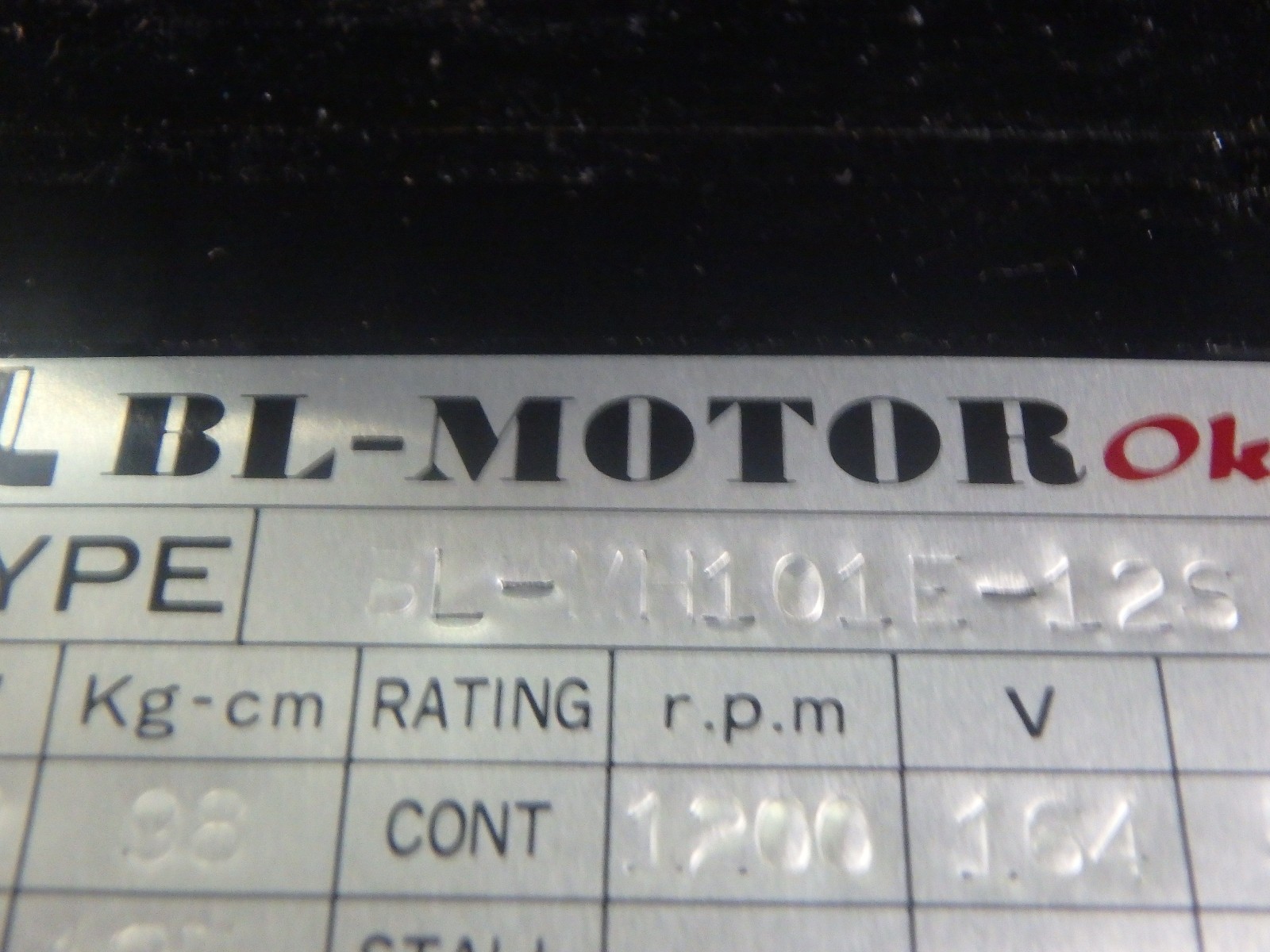 Okuma BL-Motor BL-MH101E-12S _BLMH101E12S_ Encoder ABS-FB-D2048_ABSFBD2048_USED