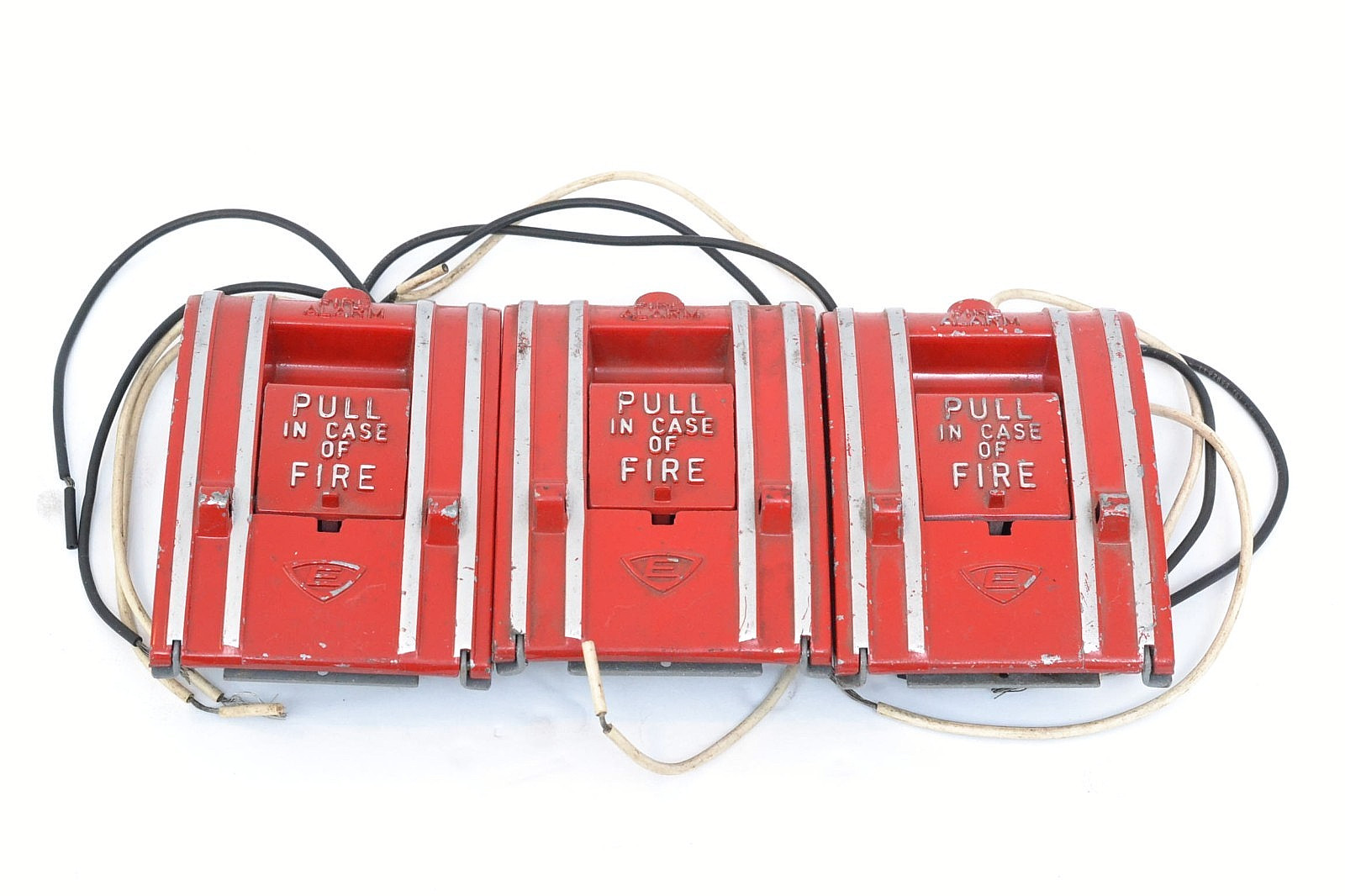 3 Edwards General Signal 270A-SP0 Fire Alarm Pull Station Non-Coded