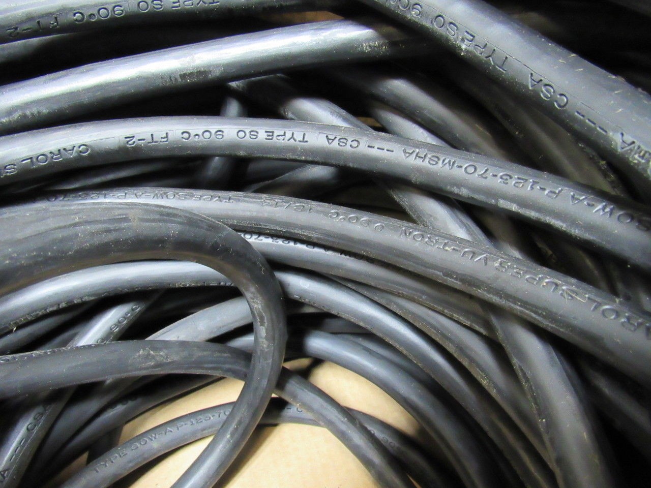 Carol P-123-70-MSHA Super VU-Tron 18/14 Conductor SOW-A Cable 310 Ft