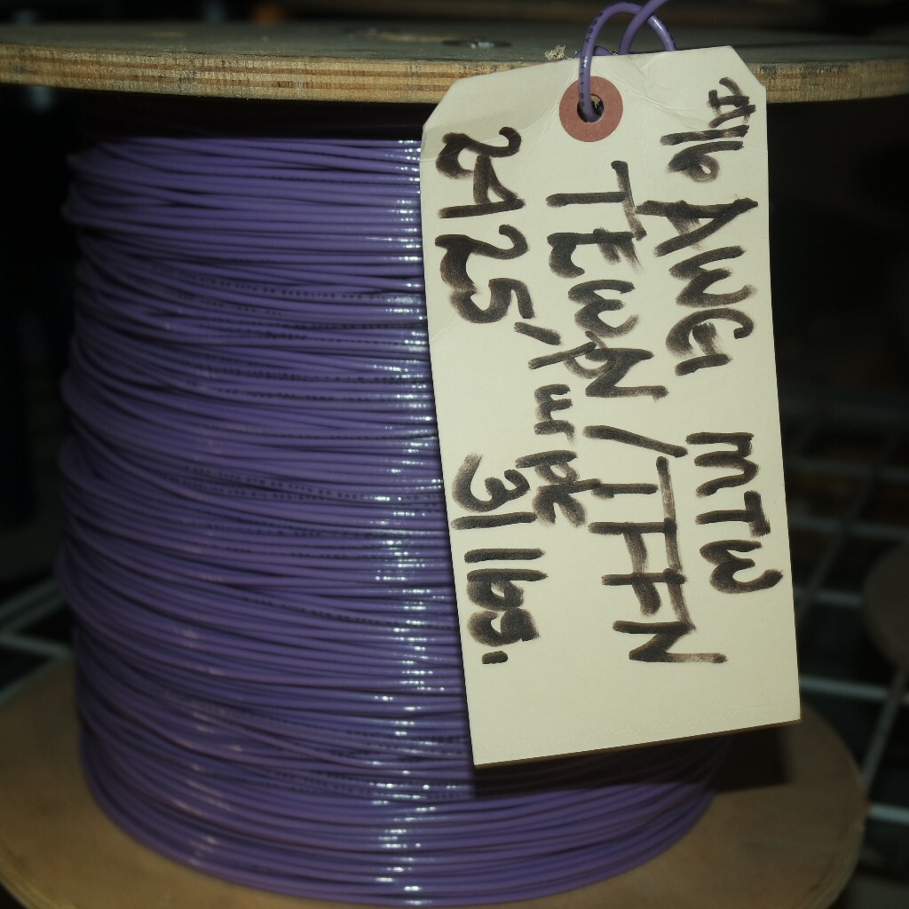 2425ft 16 AWG MTW TEWN/TFFN 600V Wire 31LBS
