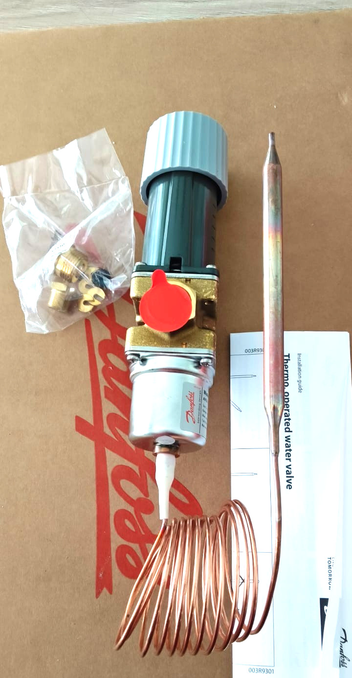 1PC- Danfoss 003N0107 Thermo. operated water valve, AVTA 15,G,1/2- NEW