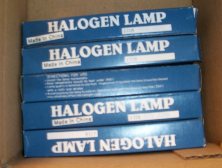 LOT OF 5 – Halogen Lamp Bulbs J118 118mm J Type 300W