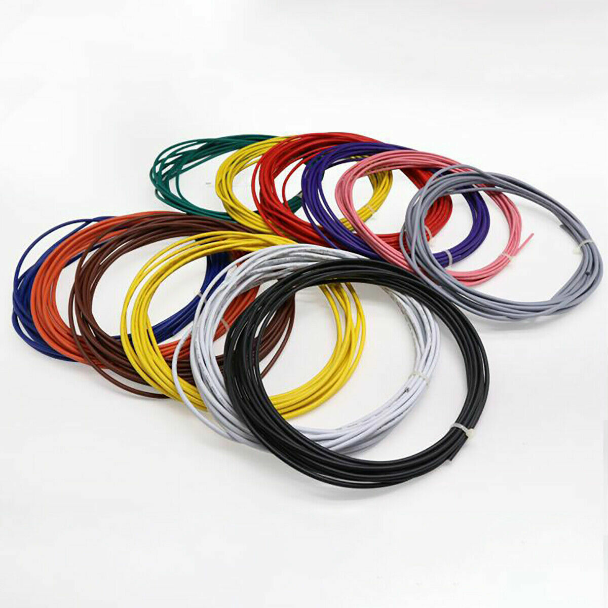 600V Flexible Soft PVC Cable 24 22 20 18 16 14 AWG Electronic Hookup Wire UL1015