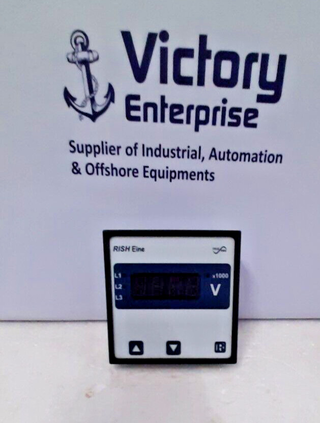 Rishabh Rish Eine 3V Voltage DPM P/N: 3AYN569751-620R Input 100-500 VL-L