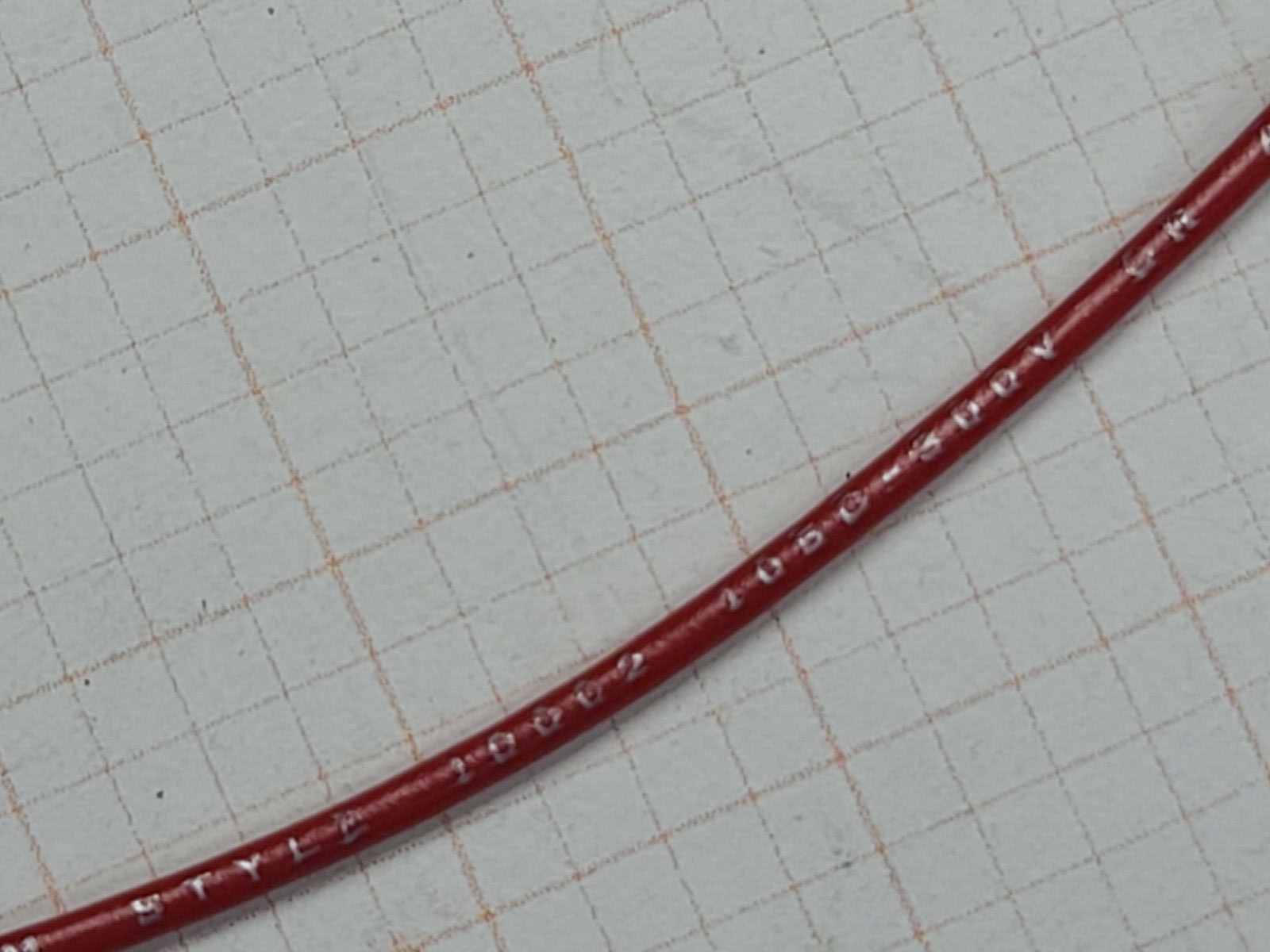 Atlas Wire #18awg 16x30T UL-1061 .010″ Hook-up/Lead Wire 105C/300V Red /100ft