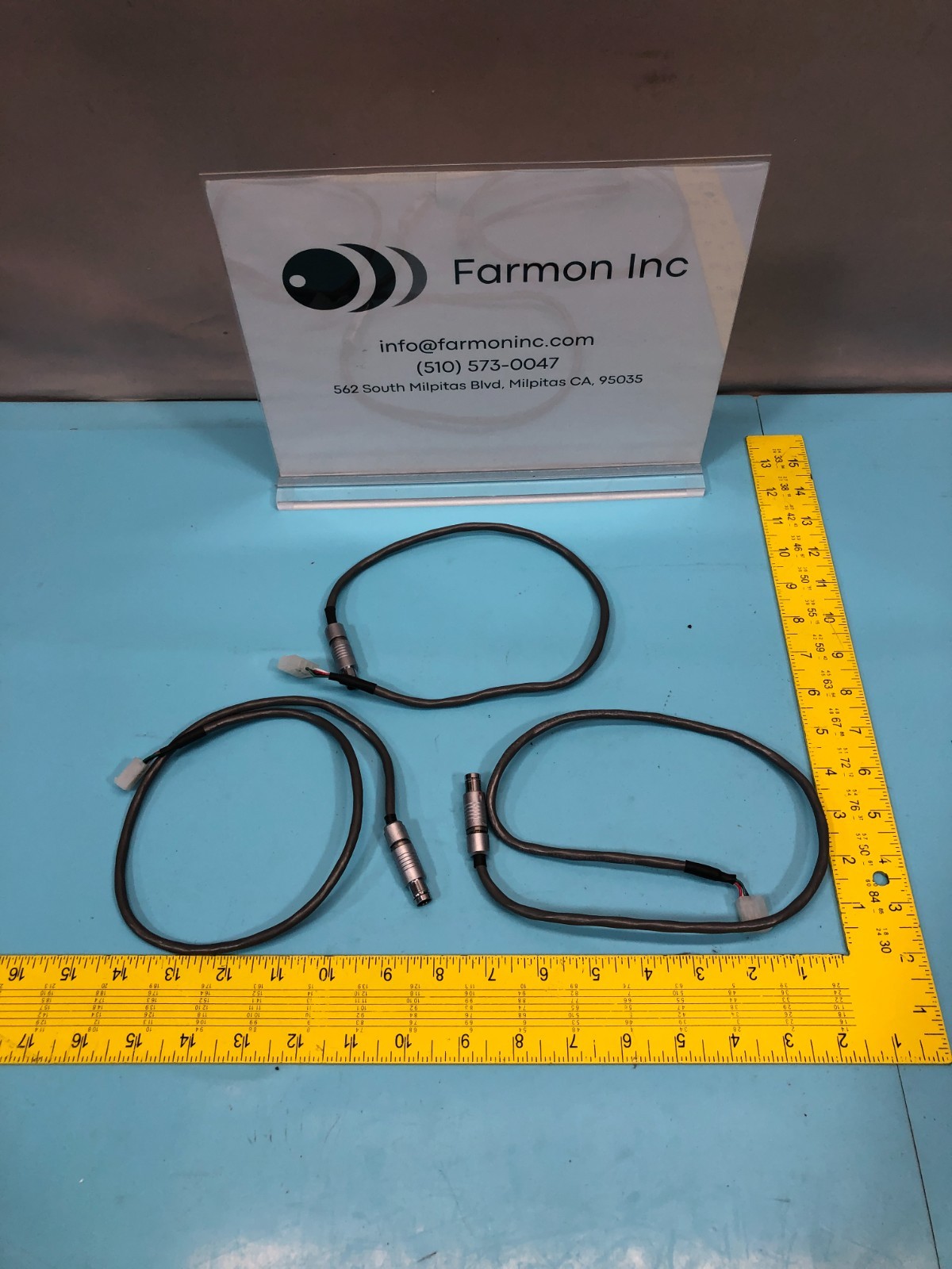 3 FISCHER CONNECTOR/ CABLE FOR COHERENT FAP INTEGRATED LASER MODULE, 193520