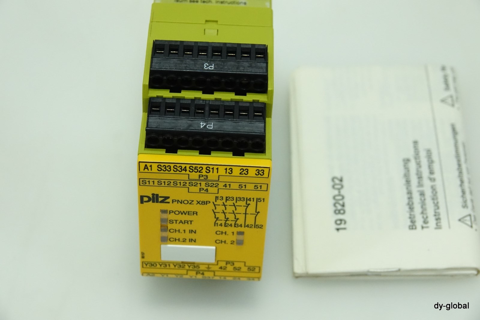 PILZ NIB X8P 230VAC 3n/o 2n/c 2so Switching unit 102093668 ELEC-I-474=7C33