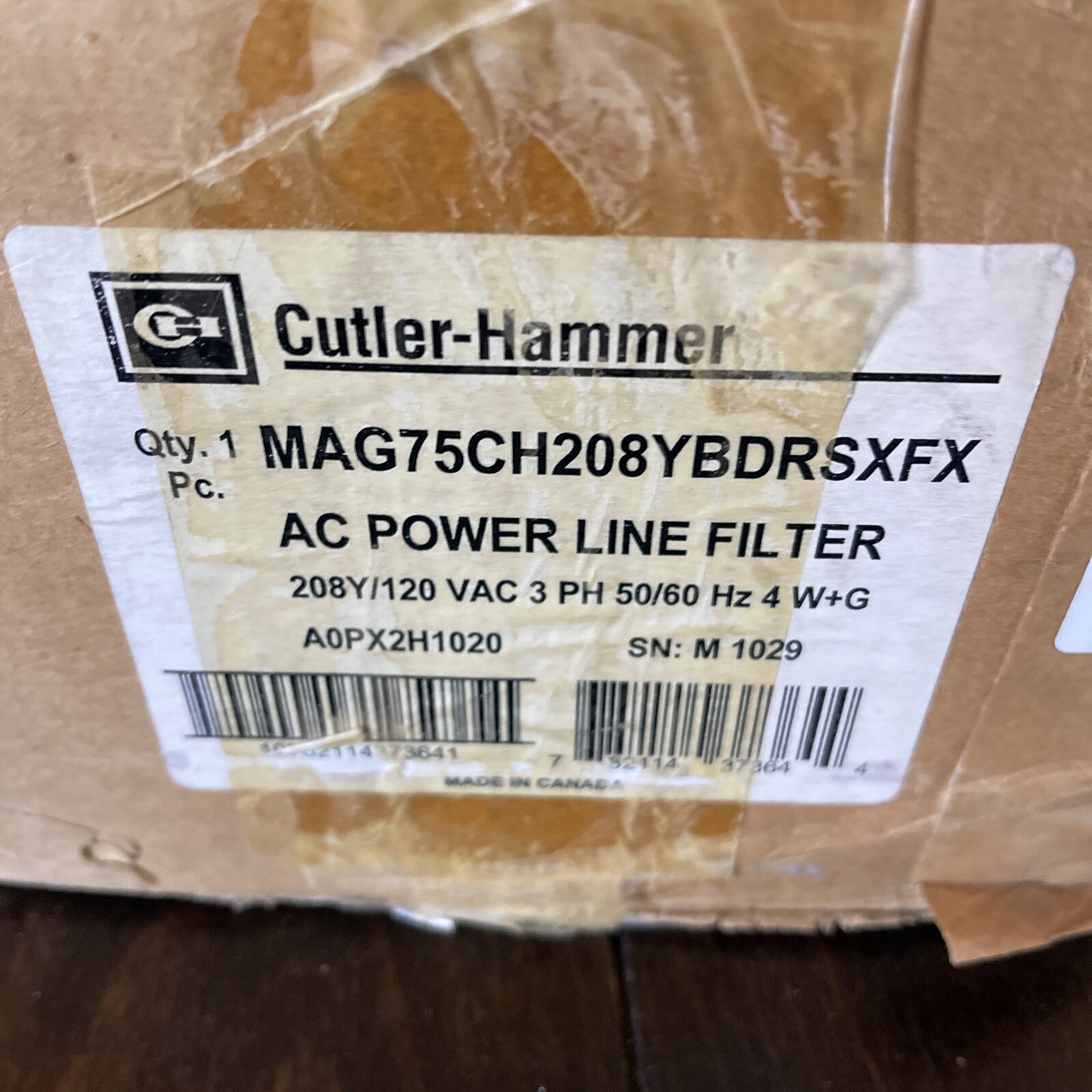 *NEW* Cutler Hammer MAG75CH208YBDRSX Magnum AC Power Line Filter