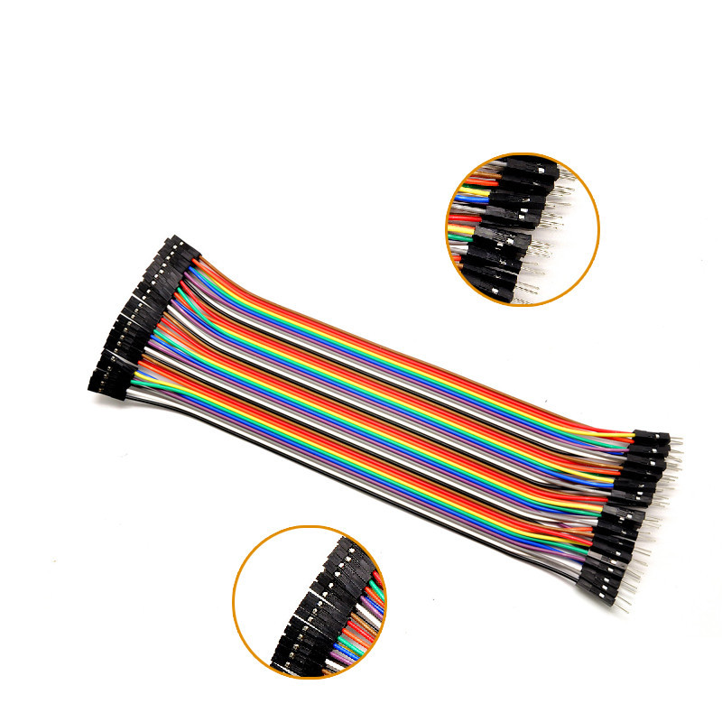 Dupont Wire Jumper cables 40PCS Male to Male Male to Female 20CM 1P-1P Arduino