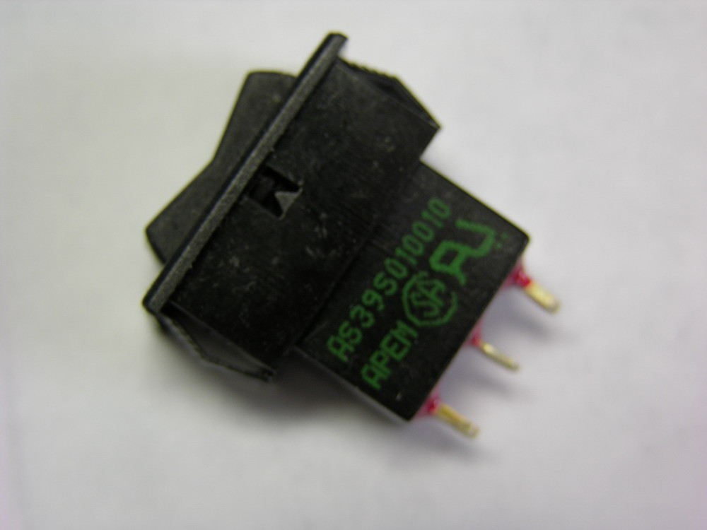 4 Apem AS39S010010 SPDT On-Off-On 4A 125VAC Solder Lug Rocker Switches