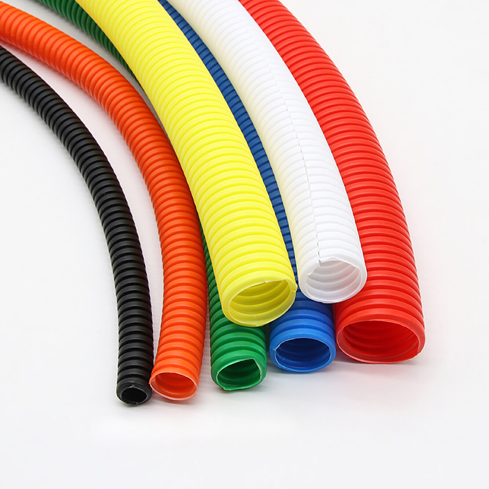 Conduit Split/Non Split Flexible Tube Cable Tidy Trunking Organiser PP Polypropy